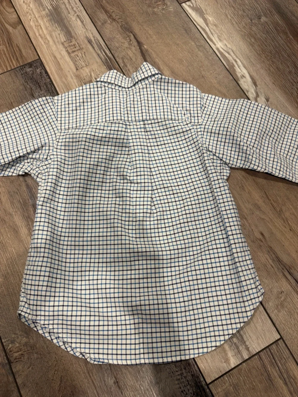 Ralph Lauren Little Boys Long-Sleeve Checked Plaid Poplin Shirt Size 3